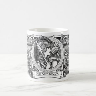 Taza de café Minerva Adolphe Giraldon