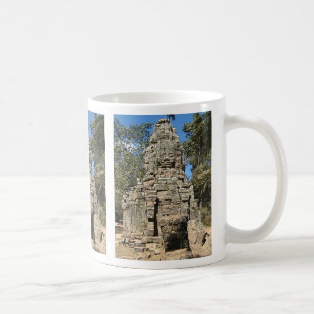 Taza De Café Mini Bayon... Ta Prohm, Siem Reap, Camboya (Derecha)