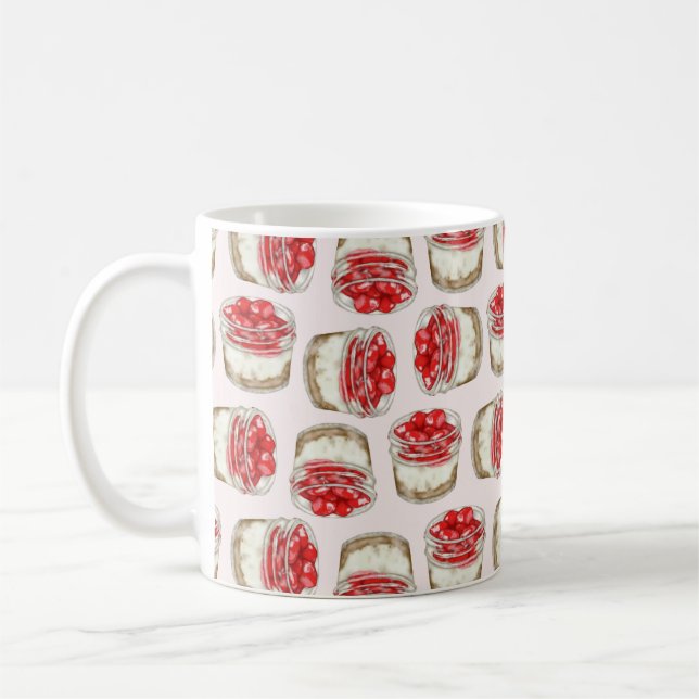 Taza De Café Mini cerezos de queso - Mug rosa (Izquierda)