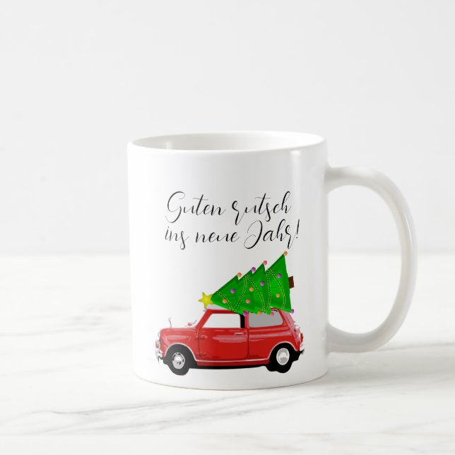 Taza De Café Mini Cooper Tasse Silvester (Derecha)