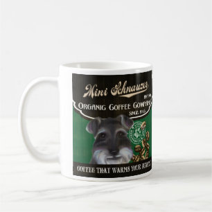 Taza De Café Mini marca del Schnauzer - Organic Coffee Company