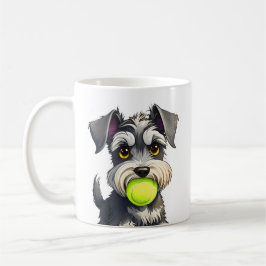 Taza De Café Mini Schnauzer con bolas