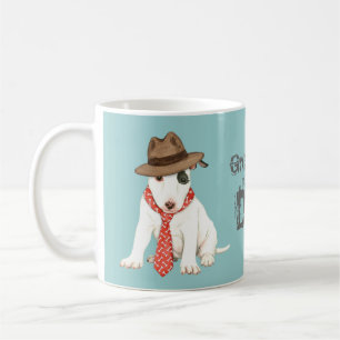 Taza De Café Miniatura Bull Terrier Dad