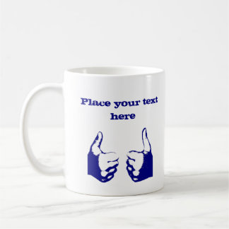 Taza De Café Miniaturas arriba