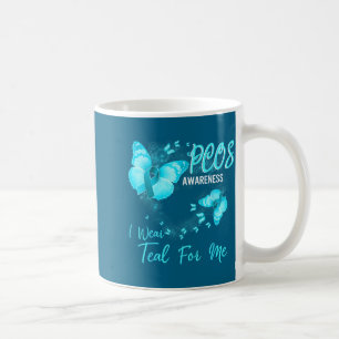 Taza De Café Mínima conciencia del SOP uso verde teal por mí