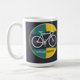 Taza De Café Minimal Bicycle Illustration – 