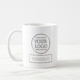 Taza De Café Minimal Business Company Logo Name