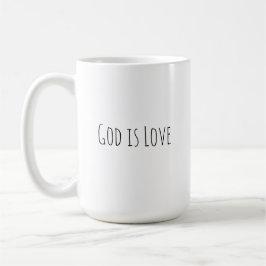 Taza De Café Minimal Modern God Is Love