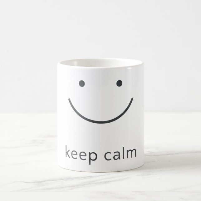 Taza De Café Minimal Positive Mood Design (Centro)