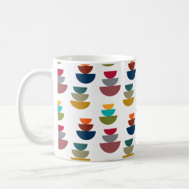 Taza De Café Minimalismo brillante moderno de mediados del sigl