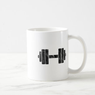 Taza De Café Minimalismo de Mancuernas - Levantamiento de Pesas