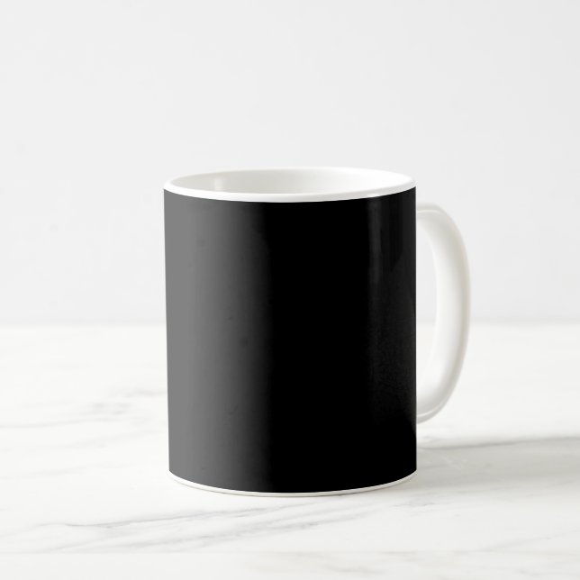 Taza De Café Minimalist Black Cat Silhouette  (Anverso derecho)