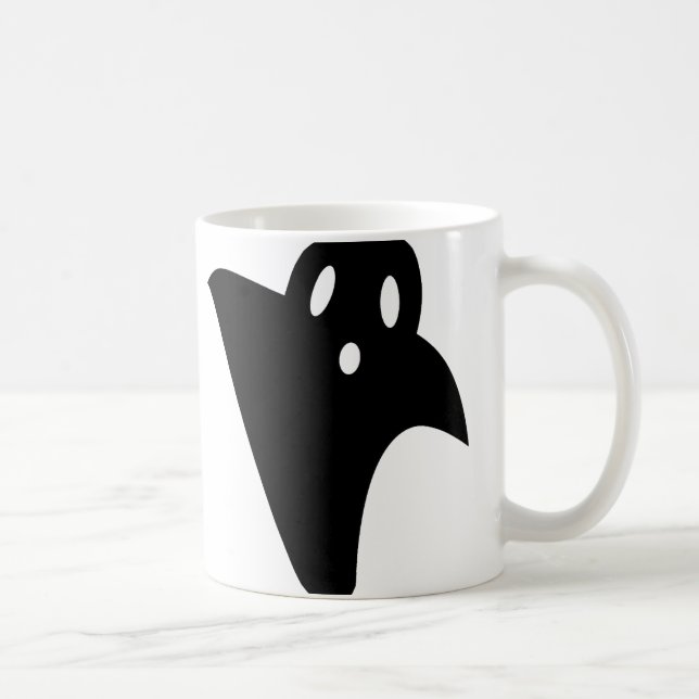 Taza De Café Minimalist cute ghost  (Derecha)