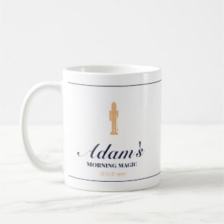 Taza De Café Minimalist elegant personalized christmas mug