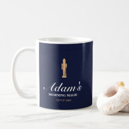 Taza De Café Minimalist elegant personalized christmas mug