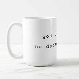 Taza De Café Minimalist God is Light Coffee Mug
