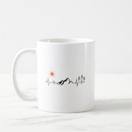 Taza De Café minimalist mountain