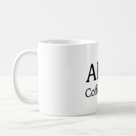 Taza De Café Minimalist Personalized Name Coffee Mug