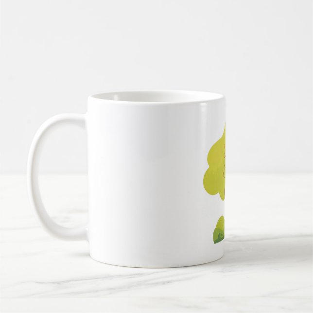 Taza De Café Minimalist Sage Green Tree Classic Mug  (Izquierda)