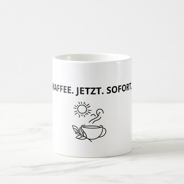 Taza de café minimalista (Centro)