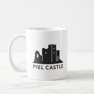 Taza De Café Minimalista Castillo de Piel Mug - Regalo históric