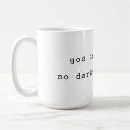 Taza de café Minimalista Dios es Luz