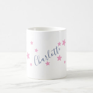 Taza De Café Minimalista Elegante Clásico Profesional Nombre