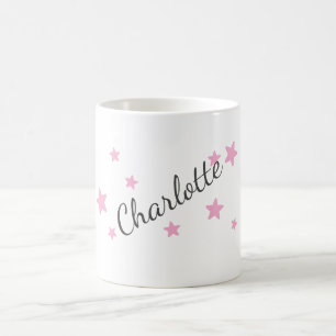 Taza De Café Minimalista Elegante Clásico Profesional Nombre