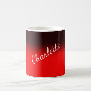 Taza De Café Minimalista Elegante Clásico Profesional Nombre Ro