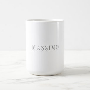 Taza De Café Minimalista Elegante Clásico Profesional Simple
