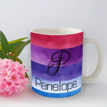 taza de café minimalista en arco iris