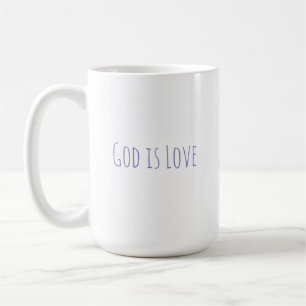 Taza De Café Minimalista Moderno Dios Es Amor