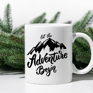 Taza De Café Minimalista negro y blanco