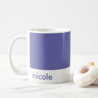 Minimalista Personaliza tu nombre Periwinkle Blue