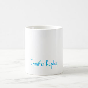 Taza De Café Minimalista Profesional Clásico Escritura a Mano C