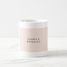 Taza De Café Minimalista Profesional Simple Notable