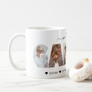 Taza De Café Minimalistas te queremos Collage de fotos Grammy