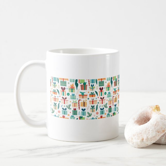 Taza De Café Minimalistische Weihnachten Geschenke (Con donut)