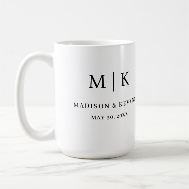 Taza De Café Mínimo y Moda | BODA (Izquierda)
