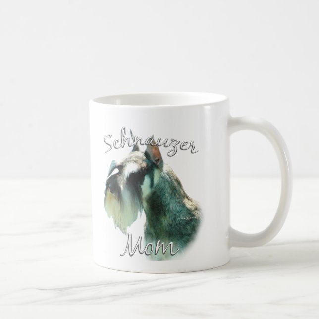 Taza De Café Ministra Schnauzer Mom 2 (Derecha)