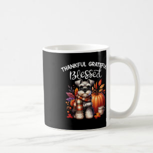 Taza De Café Ministra Schnauzer Perro Calabaza Spice Happy Fall