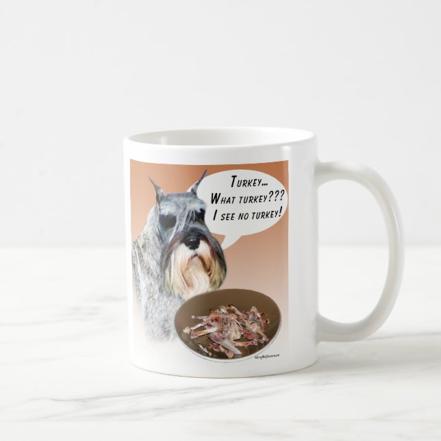 Taza De Café Ministra Schnauzer Turquía (Derecha)