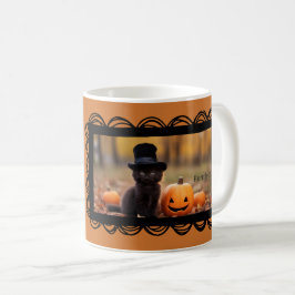 Taza De Café Mink the Black Kitty Coffee Mug