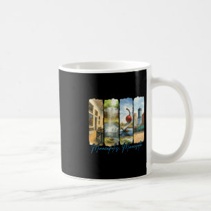 Taza De Café Minneapolis Minnesota Viaje Viaje Pincelada S