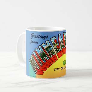 Taza De Café Minneapolis Postcard Mug