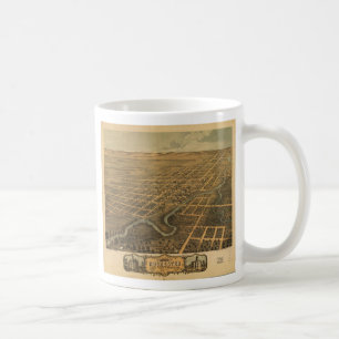 Taza De Café Minnesota del condado de Rochester Olmsted (1869)