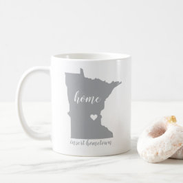 Taza De Café Minnesota Hometown Mug con personalización