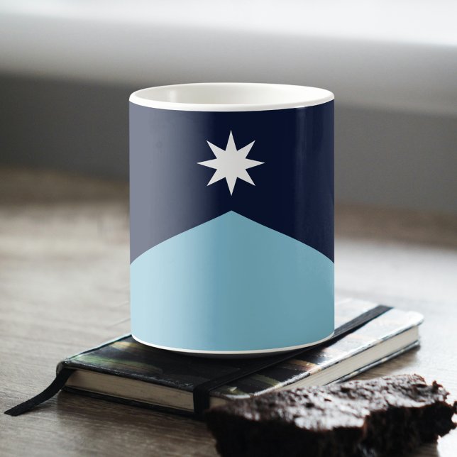 Taza De Café Minnesota Rebel New State Flag (Subido por el creador)