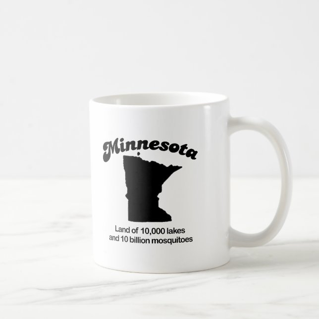 Taza De Café Minnesota - tierra de 10.000 lagos (Derecha)
