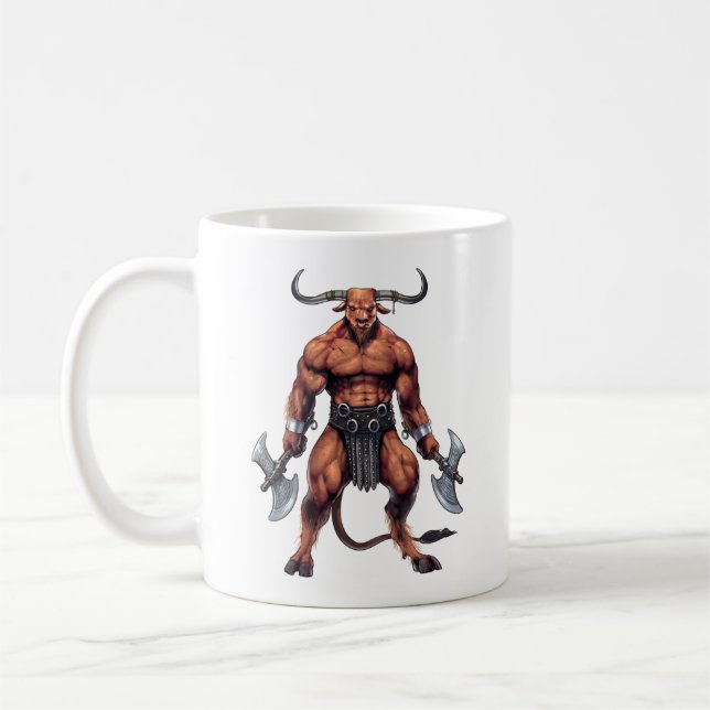 Taza De Café Minotauro de mitología griega (Izquierda)